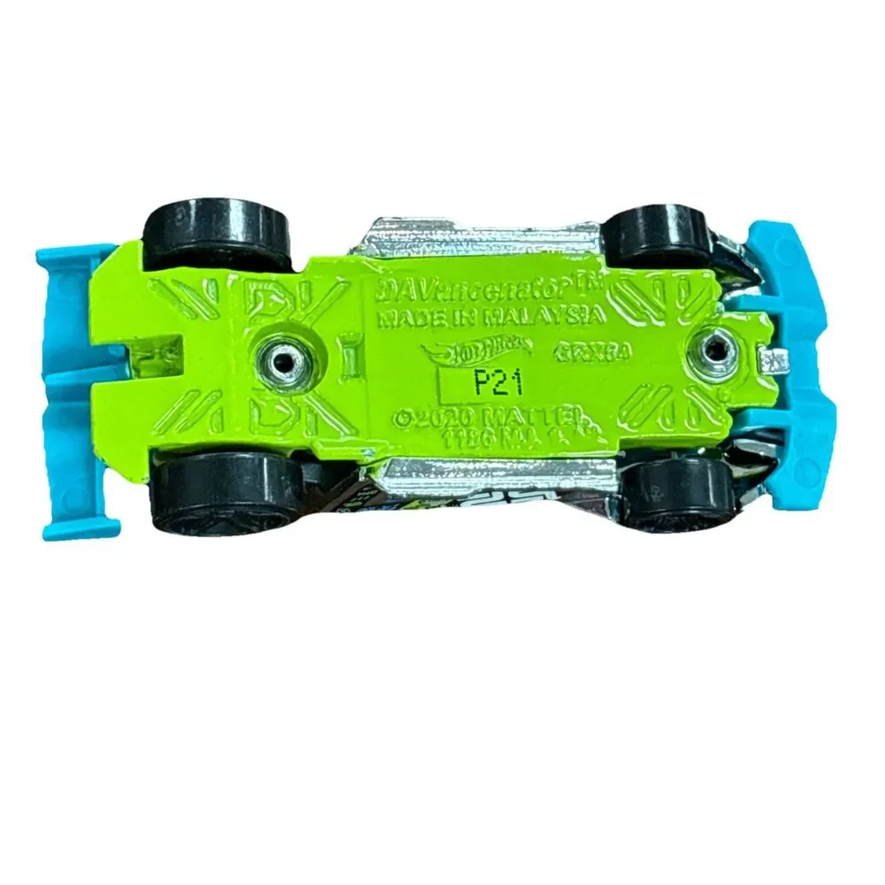 Mattel 2020 Hot Wheels DAVancenator HW Race Day Chrome Teal 1/64 Diecast Car